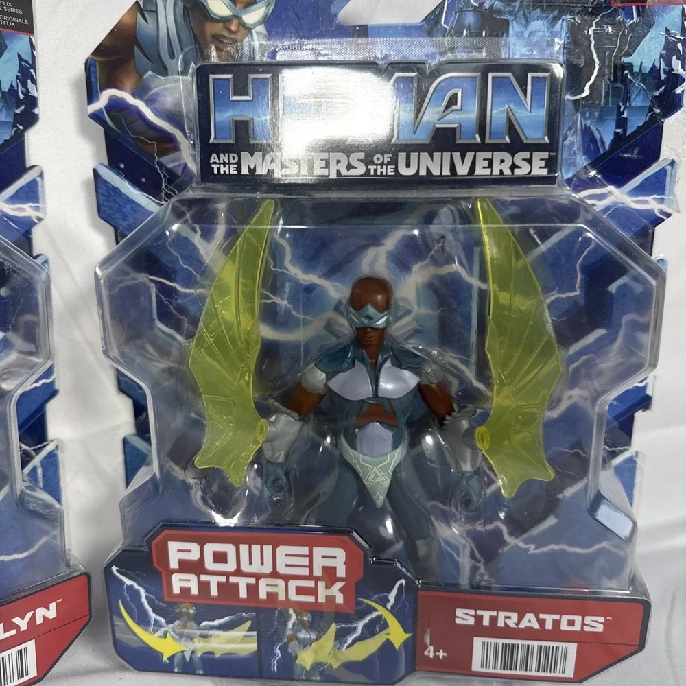 He Man Masters Of The Universe Evil Lyn & Stratos Power Attack Figures